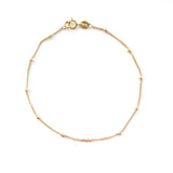 Gold Bead Chain Bracelet