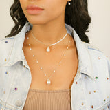 Mix Pearl Baroque Pendant Necklace