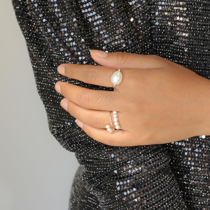 Baroque Pearl Ring