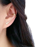 Gold Ear Cuff 2mm