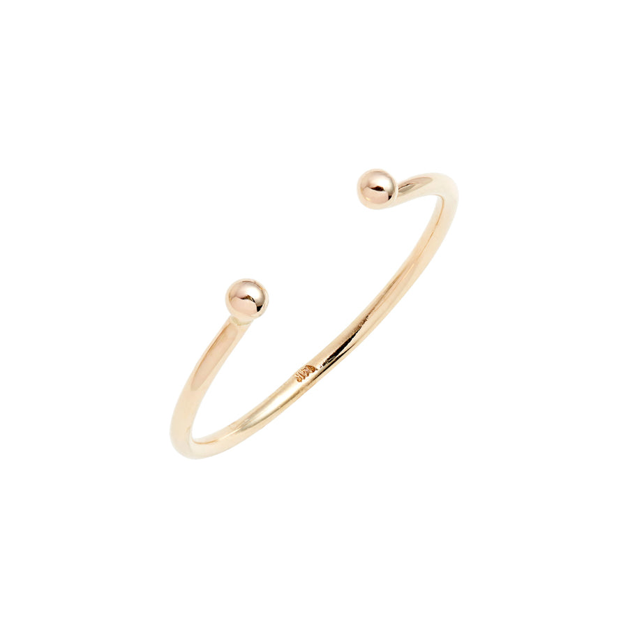 Gold Dot Open Ring