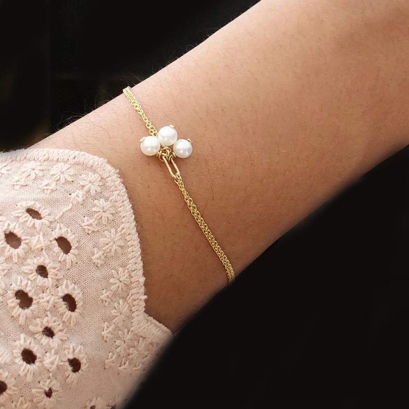 Baby Pearl Trio Bracelet